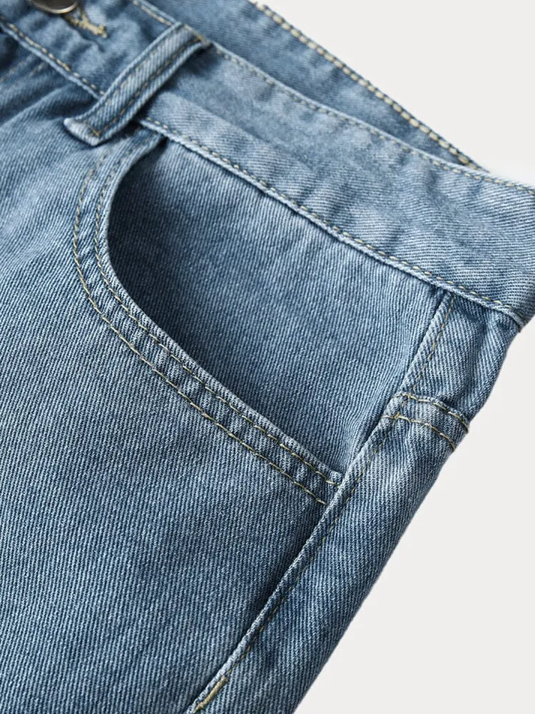 Straight Denim Pants