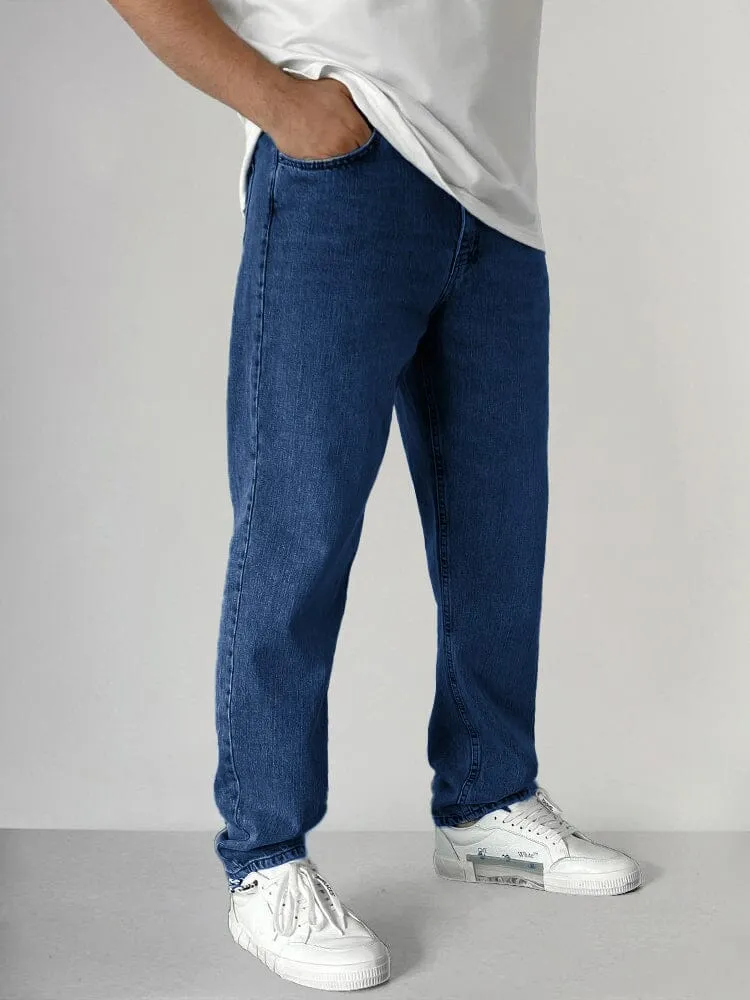 Straight Denim Pants